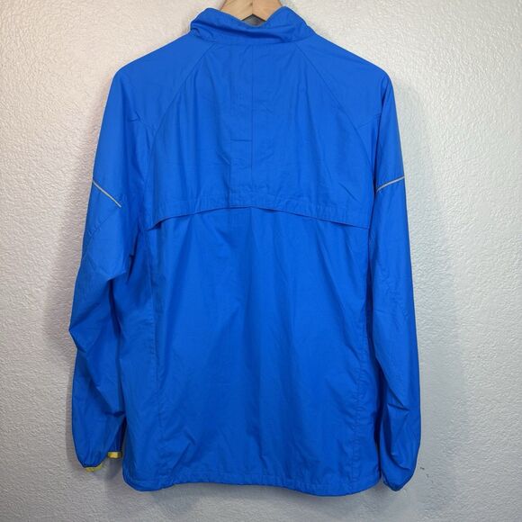 VTG Nike Anorak Men M Livestrong Royal Blue Cyclist Active Athletic Running Rare - Picture 3 of 9